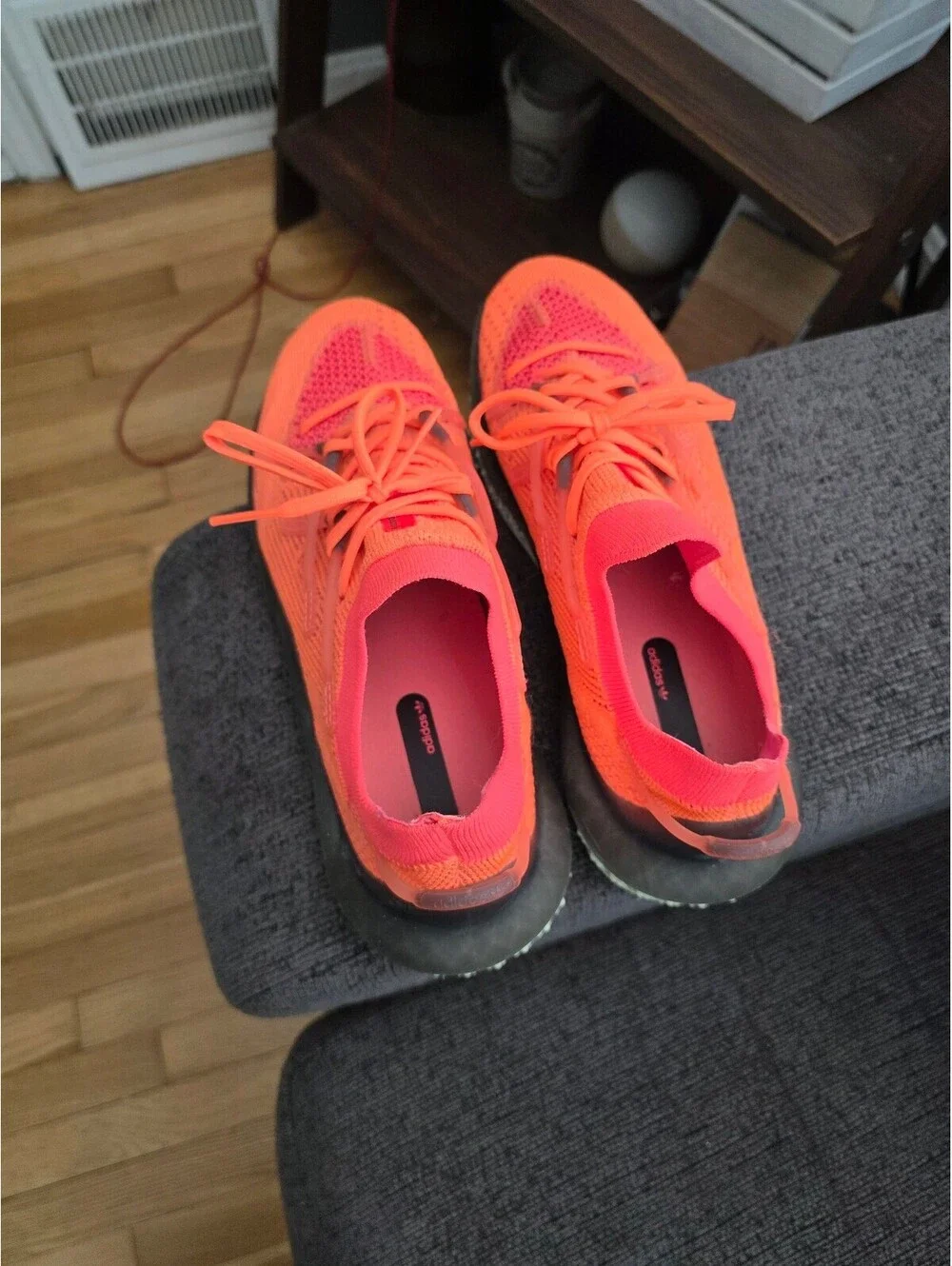 Adidas 4D Fusio Screaming Orange Size 10.5 Primeknit